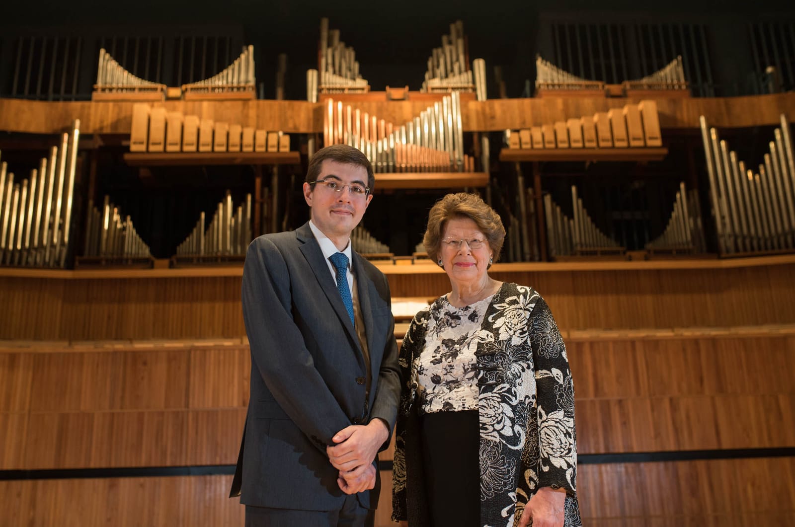 Performing to Dame Gillian Weir at the Royal Festival Hall
