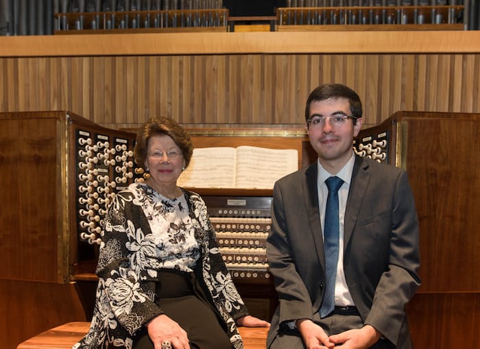 Performing to Dame Gillian Weir at the Royal Festival Hall